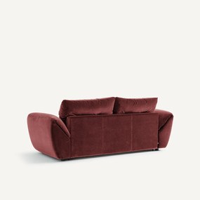 Omvormbare 3-zitsbank van fluweel Edgar
