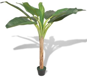 vidaXL Kunst bananenboom plant met pot 150 cm groen