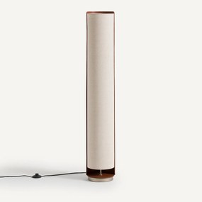 Voetlamp in simili en linnen, Glipie