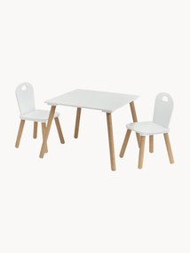 Kindertafel Scandi met stoelen, 3-delig