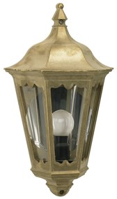 Maritiem Muurlamp Plat Brons