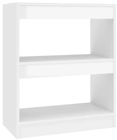vidaXL Boekenkast/kamerscherm 60x30x72 cm hoogglans wit