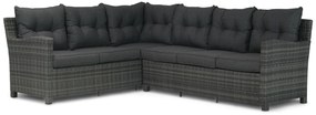 Dining Loungeset 6 personen Wicker Grijs  Domani Furniture Beluga