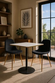 Tafel Firro Vierkant 70cm Zwart