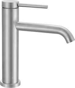 Wastafelkraan Rea Clif Brush Steel Low