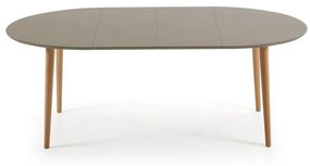 Kave Home Oqui Uitschuifbare Eettafel Bruin 120 Cm
