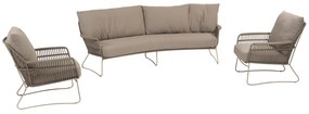 Botanic stoel bank loungeset 3 delig latte 4 Seasons Outdoor