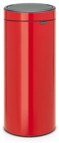 Brabantia Touch Bin Afvalemmer - 30 liter - kunststof binnenemmer - passion red 115189