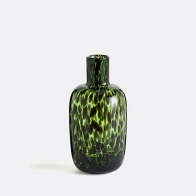 Gevlekte vaas in glas H30 cm, Fauvita