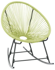 vidaXL Tuinstoel Acapulco poly rattan groen