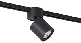 Moderne spot zwart voor railsysteem 1-fase GU10 70mm - Iconic Roto