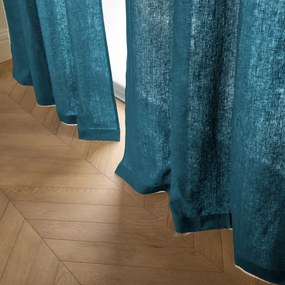 Gordijn in gewassen linnen met ringen, Private