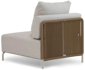 Hoek loungeset 6 personen Aluminium/rope Taupe  Coco Colorado