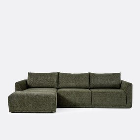 Hoekbank, links, mêlee rupsstof, Lupita