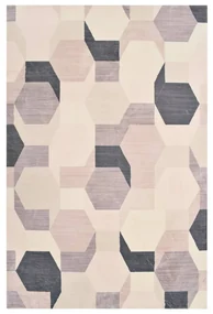 vidaXL Vloerkleed met print 160x230 cm polyester meerkleurig