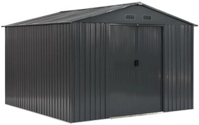 Metalen gereedschapshuisje Drammen 3 x 3 m Store Boss antraciet