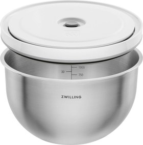 ZWILLING Fresh &amp; Save BOWLS Vacuümkom M / 18 cm, Roestvrij staal, Zilver - Fresh &amp; Save BOWLS - ZWILLING