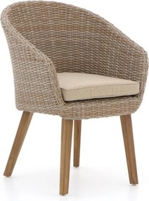 Dining tuinstoel | Intenso Tropea | Wicker (vlechtwerk) | Taupe | Kees Smit Tuinmeubelen