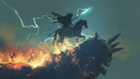 Ilustratie a dark knight from the underworld, Grandfailure