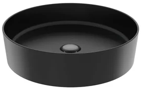 Creavit Loop opbouw Waskom - 45cm - mat zwart LP145-00SM00E-0000