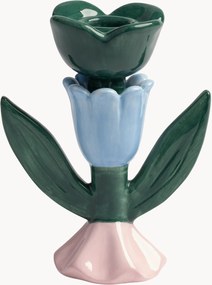 Handbeschilderde kandelaar Blume