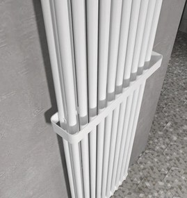 Sapho Fede handdoekhouder voor radiator mat wit 50cm