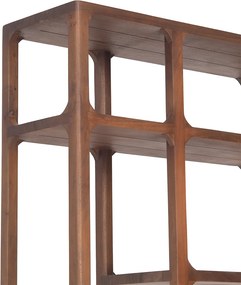Open Kast Bruin - 90x30x175cm.