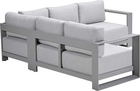 Garden Impressions Malakka loungebank 3-delig - taupe
