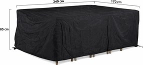 Outdoor Cover Tuinsethoes X X (h)   Zwart