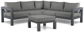Hoek loungeset 5 personen Aluminium Grijs Lifestyle Garden Furniture Luca