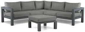 Hoek loungeset 5 personen Aluminium Grijs Lifestyle Garden Furniture Luca