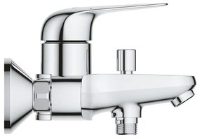 GROHE Euroeco Badmengkraan - opbouw - eengreeps - met omstel - chroom 32743001