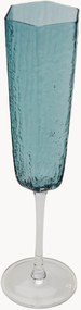Handgemaakte champagneglazen Cascata, 4-delig
