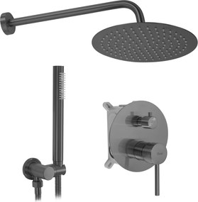 Inbouw regendoucheset Rea Lungo Titan + BOX