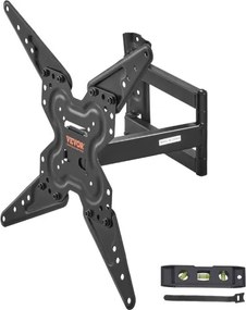 VEVOR TV-muurbeugel TV-muurbeugel 660-1397 mm Compatibele tv-afmetingen, universele tv-beugel LCD LED-houder Universeel, draagvermogen van 45 kg Muurbeugel, 320 x 250 x 60 mm Muurbeugel