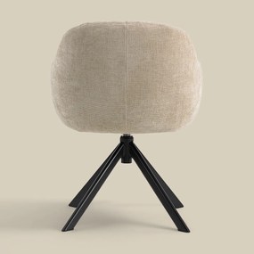 Draaibare Eetkamerstoel Beige