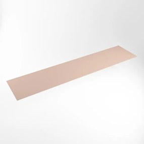 Mondiaz TOP 51 Topblad - 230x51x0.9cm - geschikt voor afdekplaat - Solid surface - Rosee XIM49899Rosee