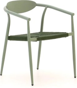 Dining tuinstoel | Manifesto  Cavone | Rope (touw) | Groen | Stapelbaar | Kees Smit Tuinmeubelen