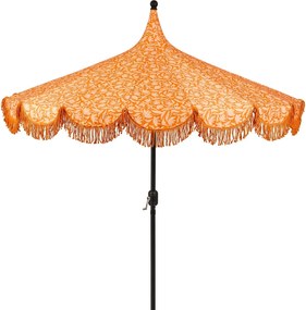 Edelman Kelly stokparasol oranje - Ø235 x 238 cm