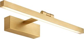 Badkamer LED-wandlamp APP1863-1W 40cm BRUSH GOLD