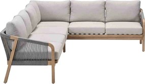 Garden Impressions Alora lounge dining set 2-delig rechts - grey sand