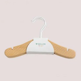 Set Van 2 Houten Hangers Arius Kids Natuurlijk Hout - Sklum
