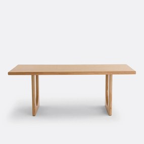 Tafel in massief eik, 6/8 personen, Douve