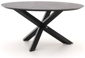 Tuin eettafel Bellagio  | Rond  | Tuintafel Sintered stone | Ø150cm | 6 personen | Kees Smit Tuinmeubelen