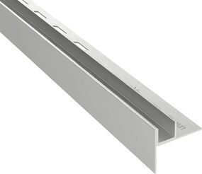 Mexen Line-B afschotlijst voor glas 120 cm links, inox - 181004120L