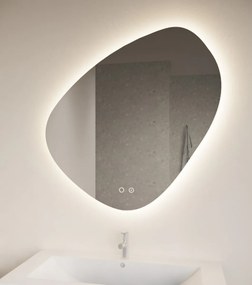Gliss Design Fury spiegel met LED-verlichting 80x80cm