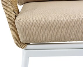 Stoel en Bank Loungeset 5 personen  Wit  Hartman Corsica/Lunaro
