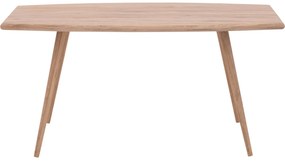 Goossens Eettafel Bjarte, Semi ovaal 160 x 90 cm