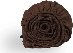 Hoeslaken flanel - 100% katoen - 140x200 - bruin