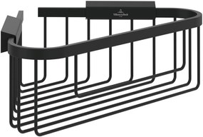 Villeroy & Boch Elements - Tender Zeephouder Hoek Douchemand Mat Zwart